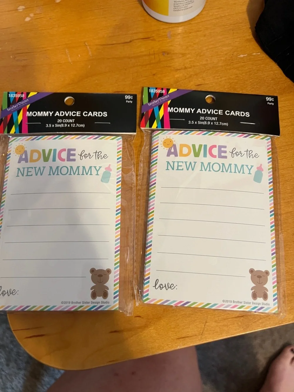 Mommy Advice Cards - Pastel Multi (Pack of 2)